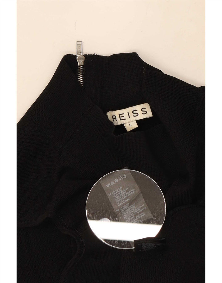 Reiss Débardeur Femme UK 14 Large Noir Viscose