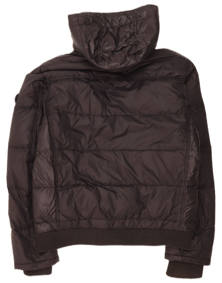 Sergio Tacchini Veste matelassée à capuche pour homme IT 52 XL Noir Polyamide