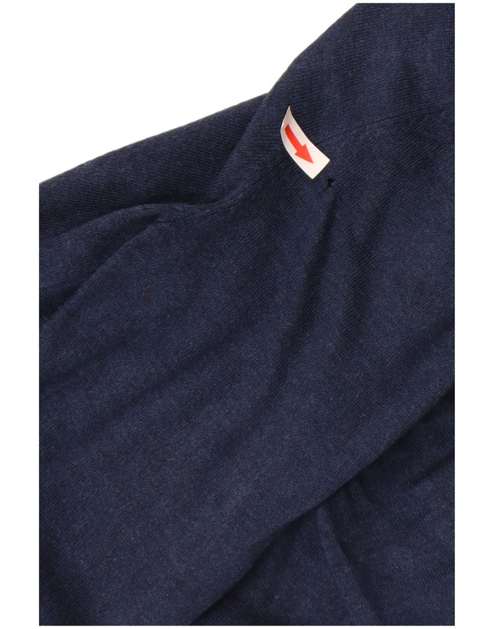 Marks & Spencer Pull cardigan pour femme UK 10 Small Bleu marine Viscose