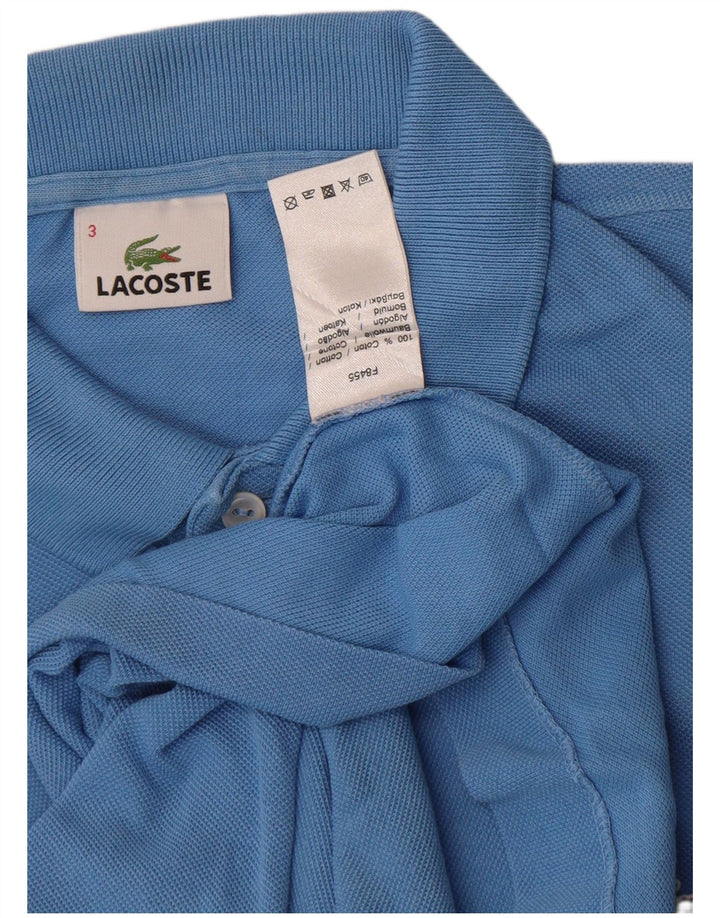 Lacoste Polo Homme Taille 3 Petit Bleu Coton