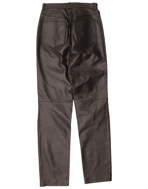 Avitano Pantalon en cuir slim pour femme EU 38 Medium W26 L33 Noir