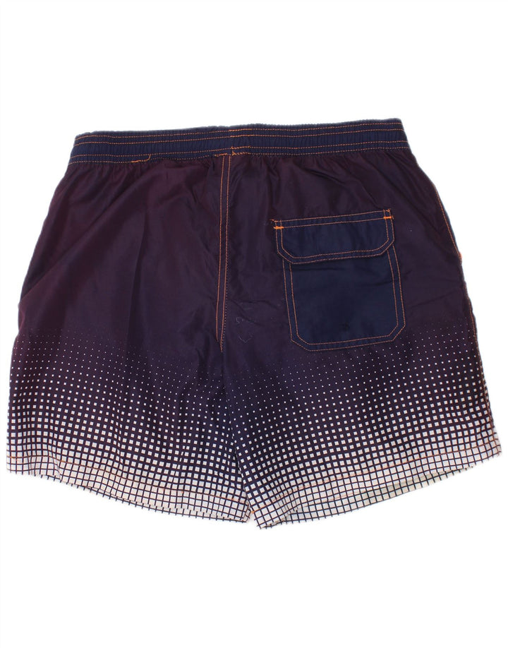 Sergio Tacchini Short de bain garçon 13-14 ans bleu marine à pois