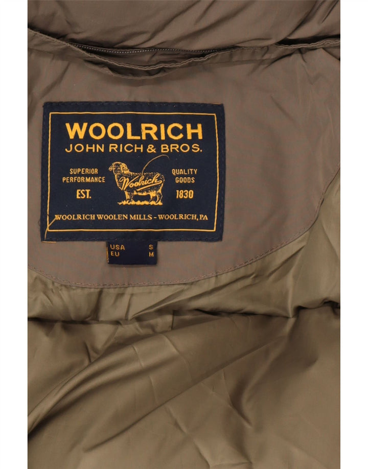 Woolrich Veste matelassée à capuche pour homme UK 36 Small Kaki