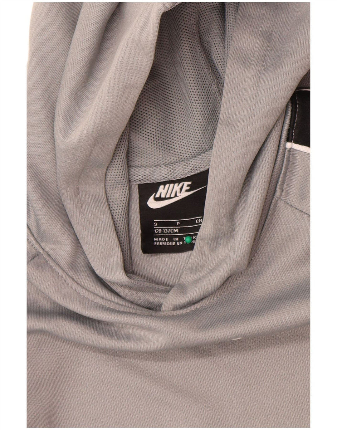 Nike Pull à capuche graphique pour garçon 8-9 ans Petit Gris Colorblock Polyester