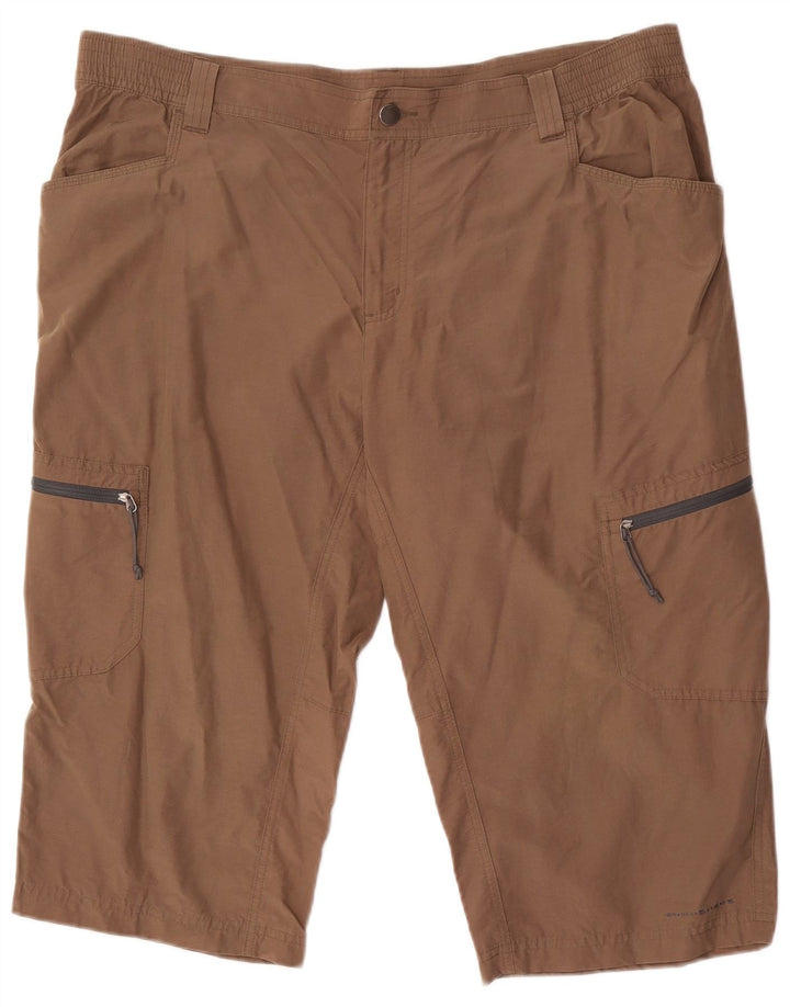 Columbia Short Cargo Titanium Homme XL W40 Marron Coton