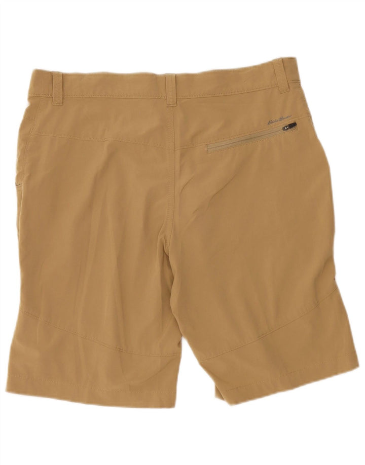 Eddie Bauer Short Chino Homme W33 Polyester Beige Moyen
