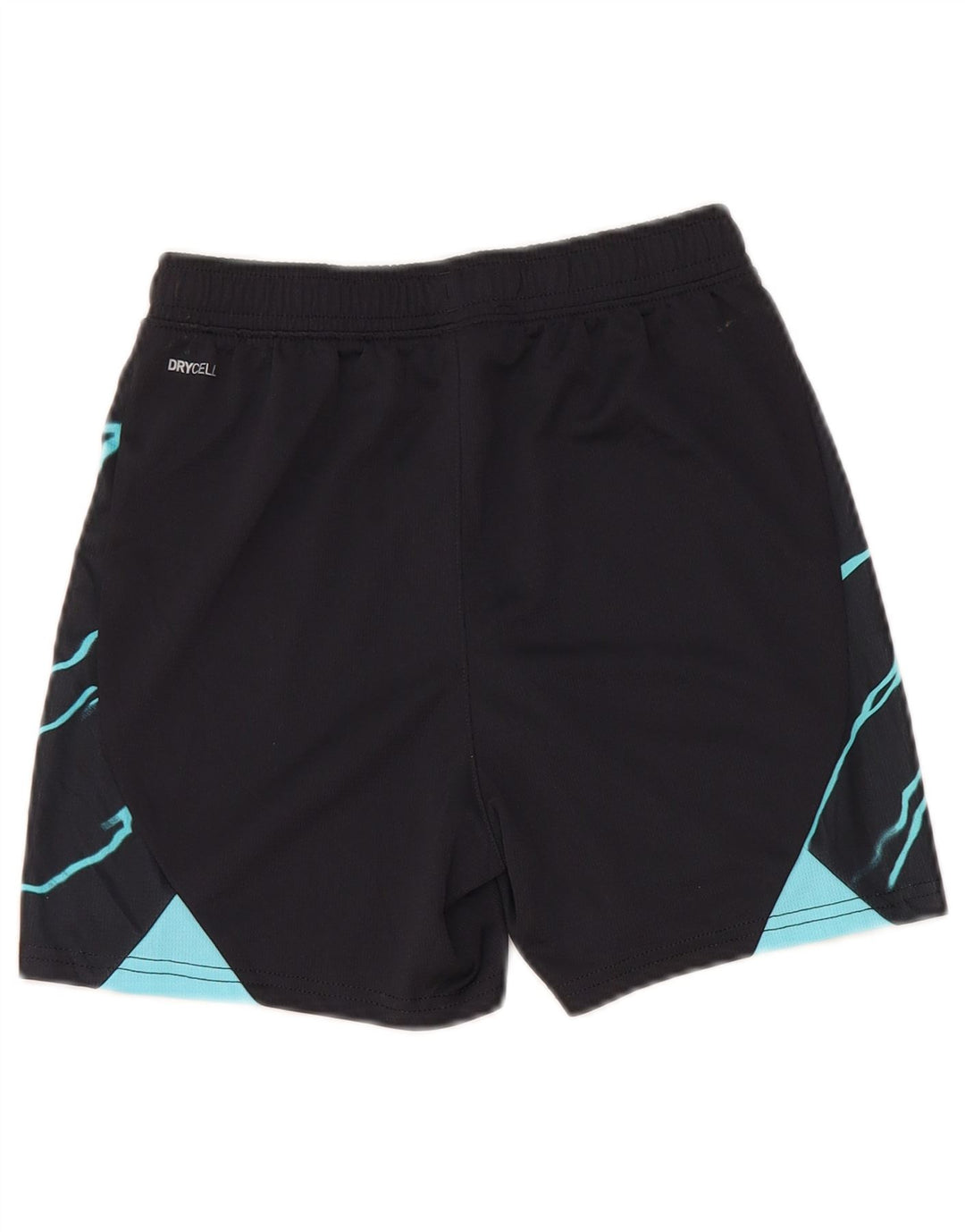 PUMA Short de Sport Manchester City Garçon 11-12 Ans Noir Colorblock