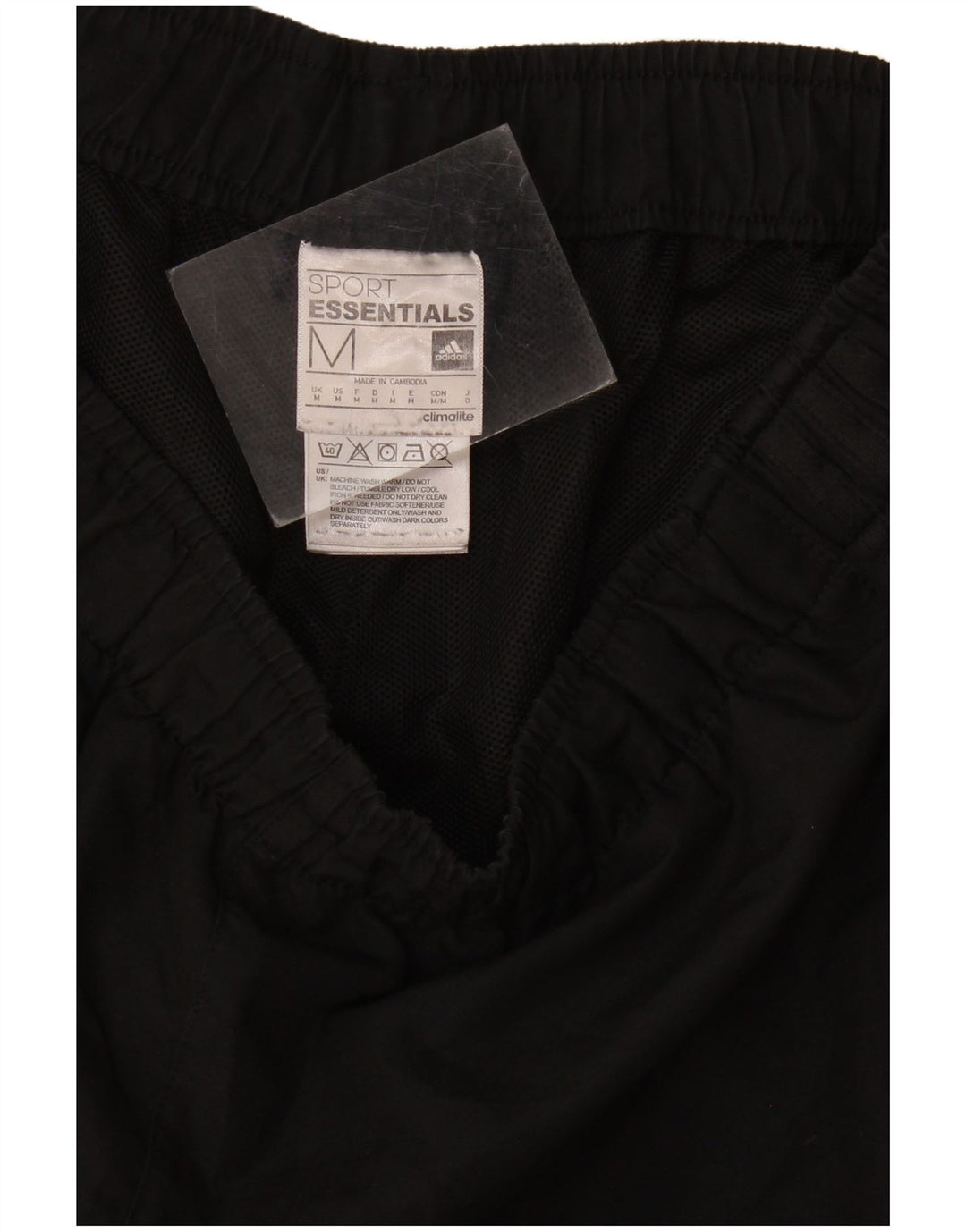 Adidas Short de sport Climalite Homme Noir Moyen Polyester