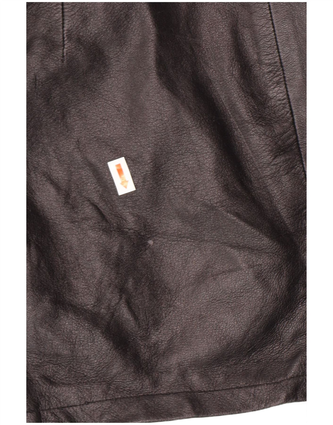 EMBASSY Jupe taille haute en cuir pour femme IT 46 Large W26 Cuir noir