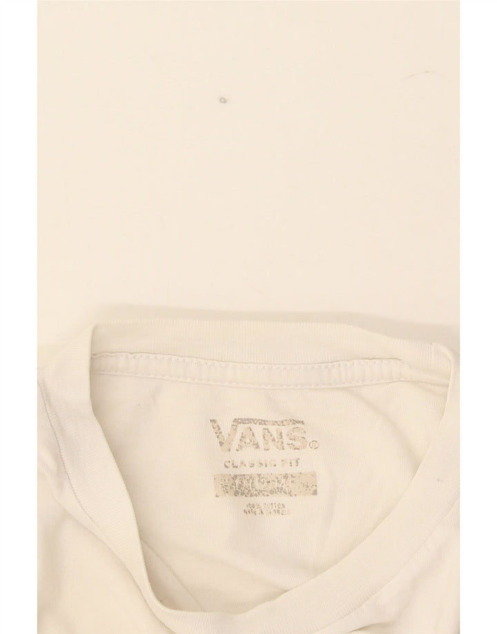 Vans T-Shirt Graphique Garçon 11-12 ans Blanc