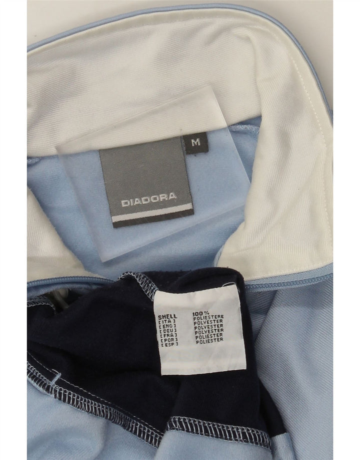 Diadora Veste de Survêtement Femme Bleu Moyen Polyester Colorblock