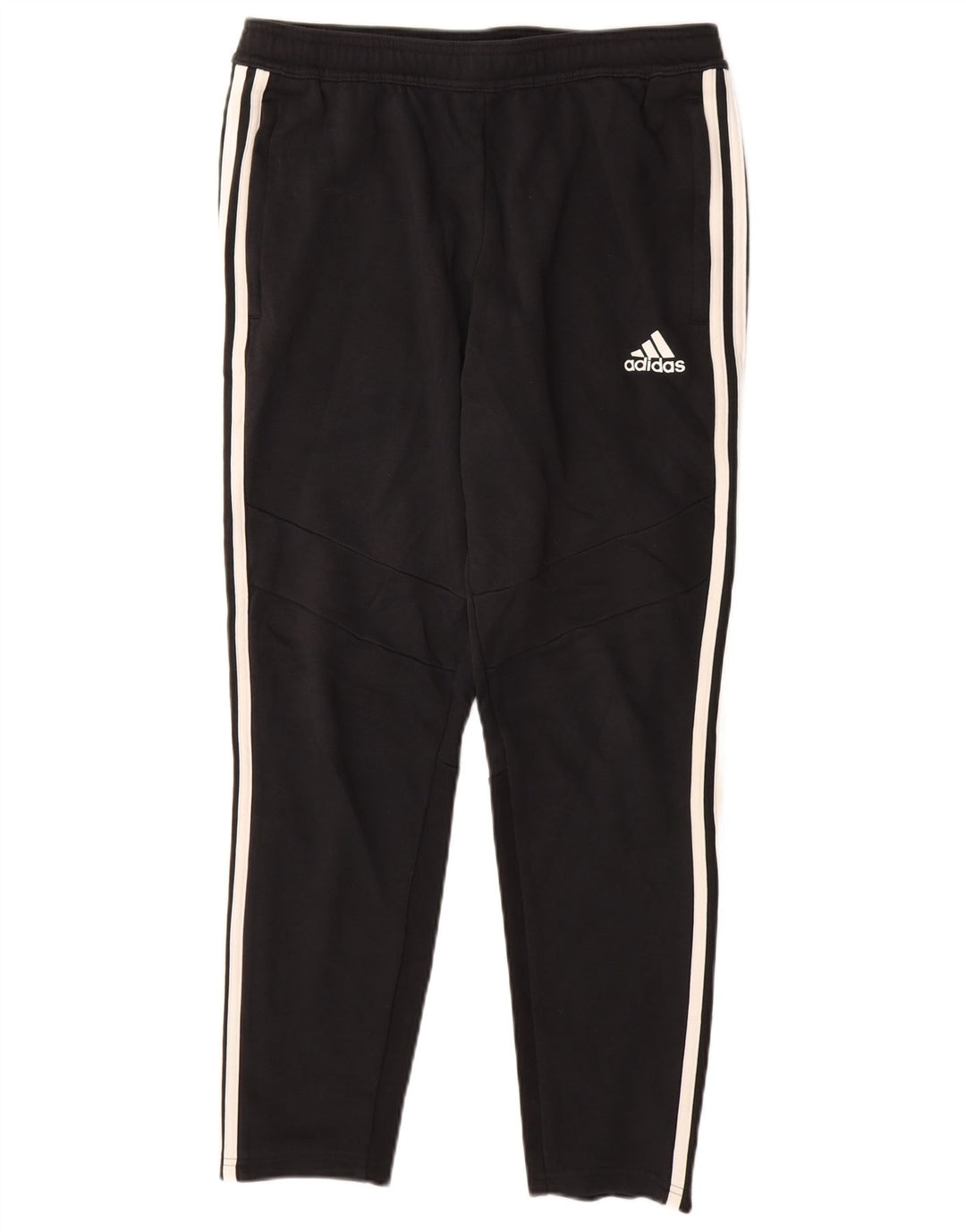 ADIDAS Pantalon de survêtement pour homme en coton noir moyen