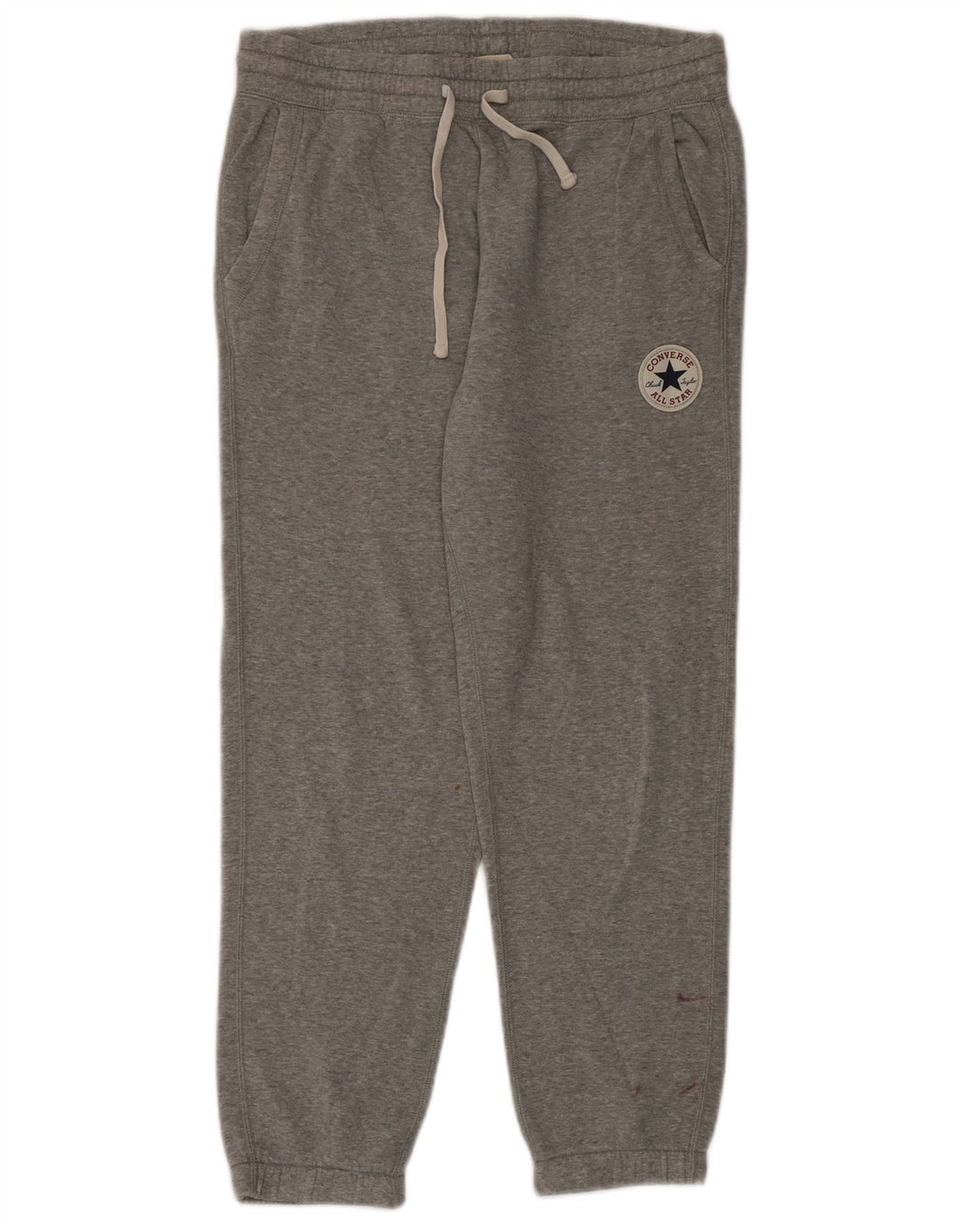 Converse Pantalon de Survêtement Joggers Homme Gris Moyen Coton