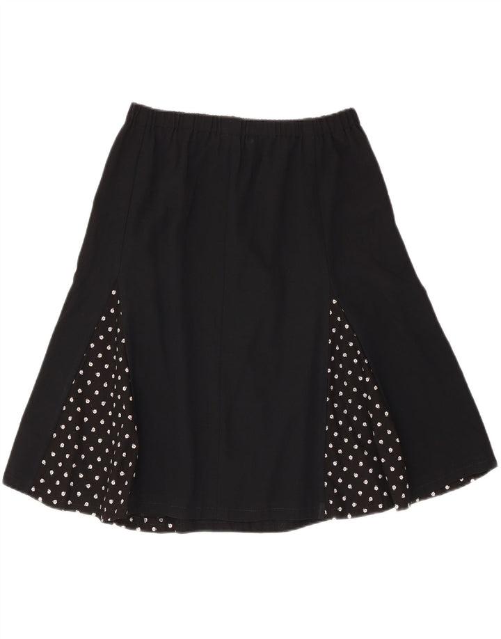 vintage Femme A-Line Jupe W30 Moyen Noir Repéré