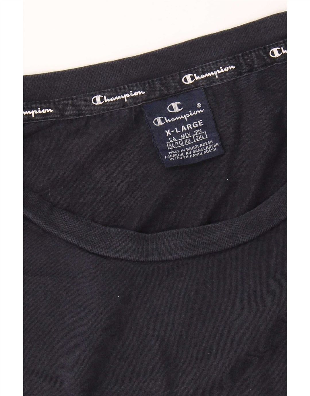 Champion T-Shirt Homme Top XL Bleu Marine