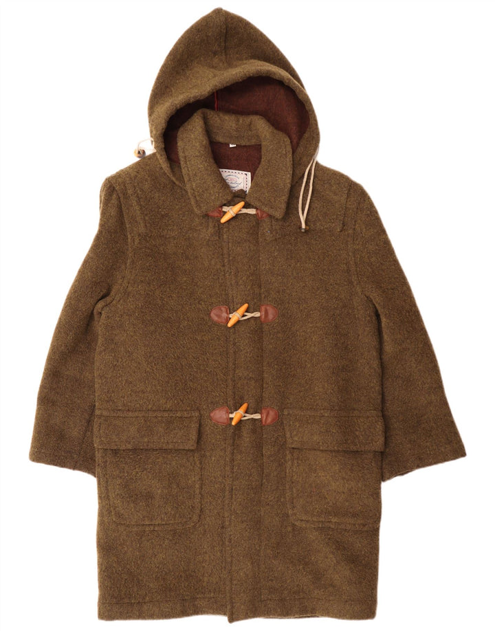 Ciao Femme Duffle Coat Oversize À Capuche IT 44 Laine Kaki Moyen