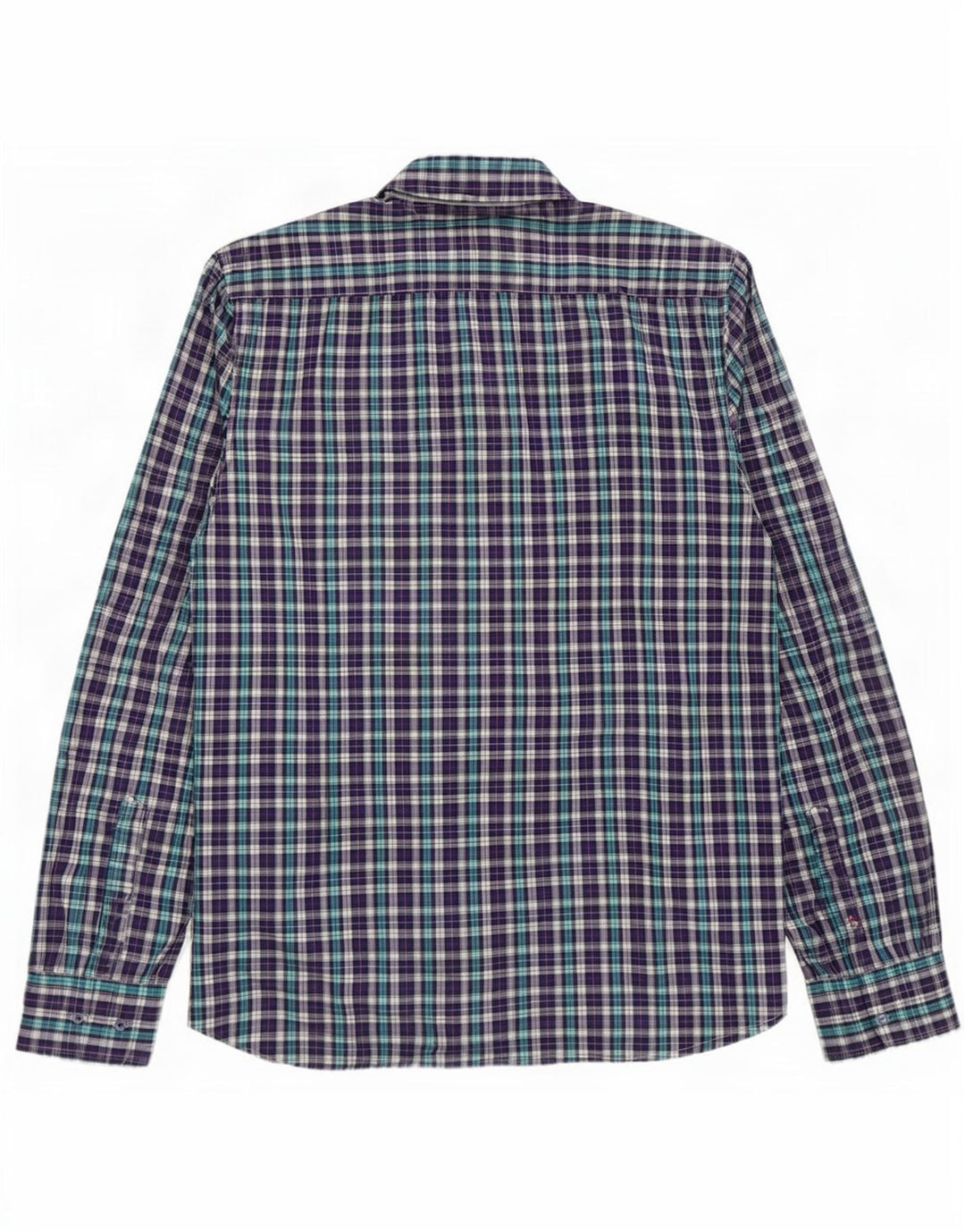 Gas Chemise Homme Grand Carreau Violet