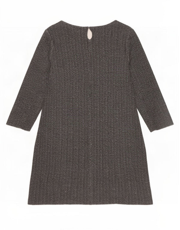 Robe droite à manches 3/4 White Stuff pour femme UK 16 Grand chevrons gris