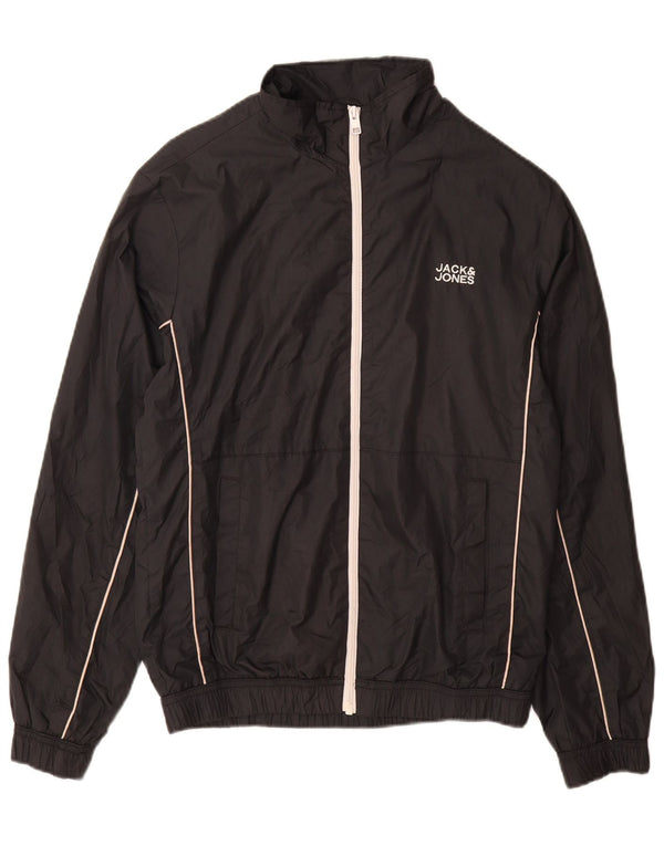 Jack & Jones Veste De Survêtement Homme Noir Moyen Polyester