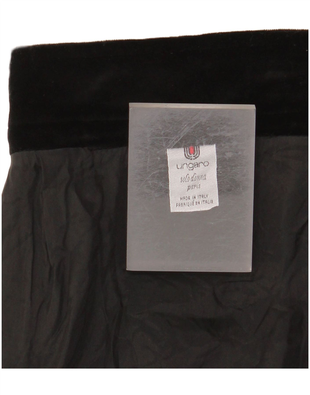 UNGARO Jupe Droite W30 Femme Noir Moyen