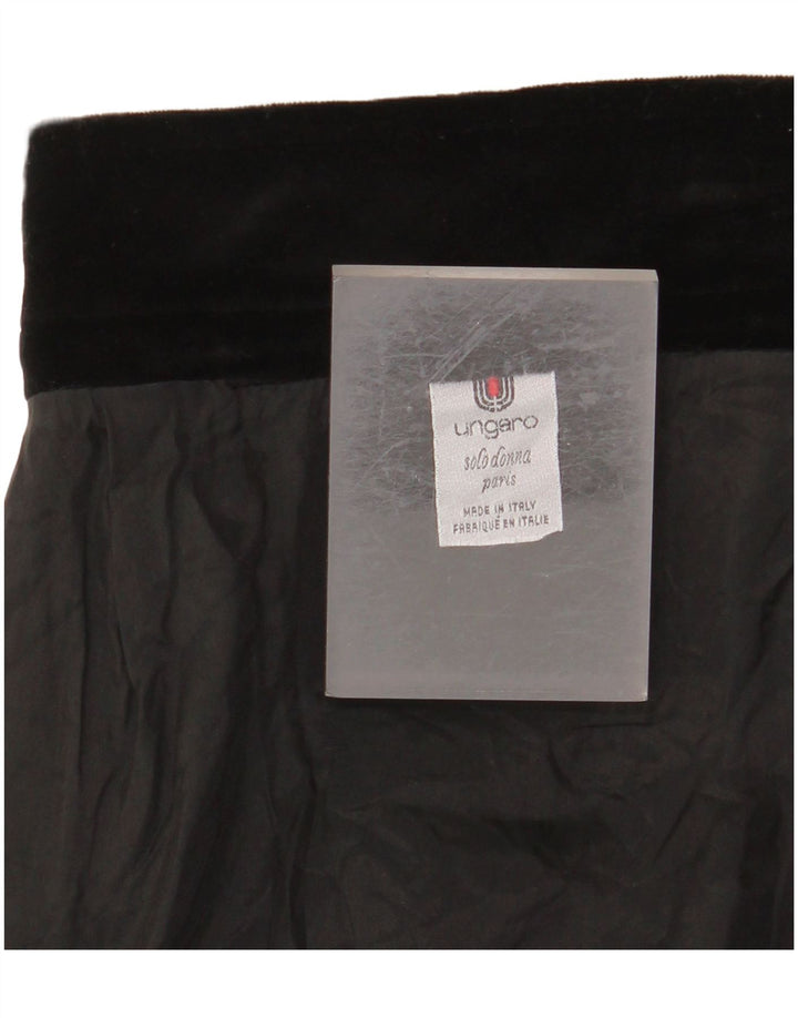 UNGARO Jupe Droite W30 Femme Noir Moyen