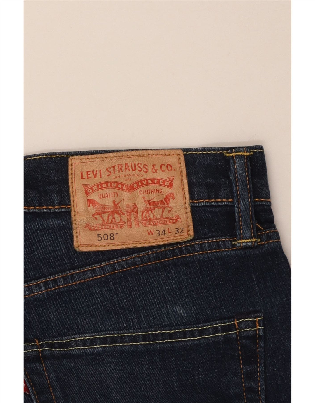 Levi's Jean 508 Cropped Tapered Homme Bleu W34 L25