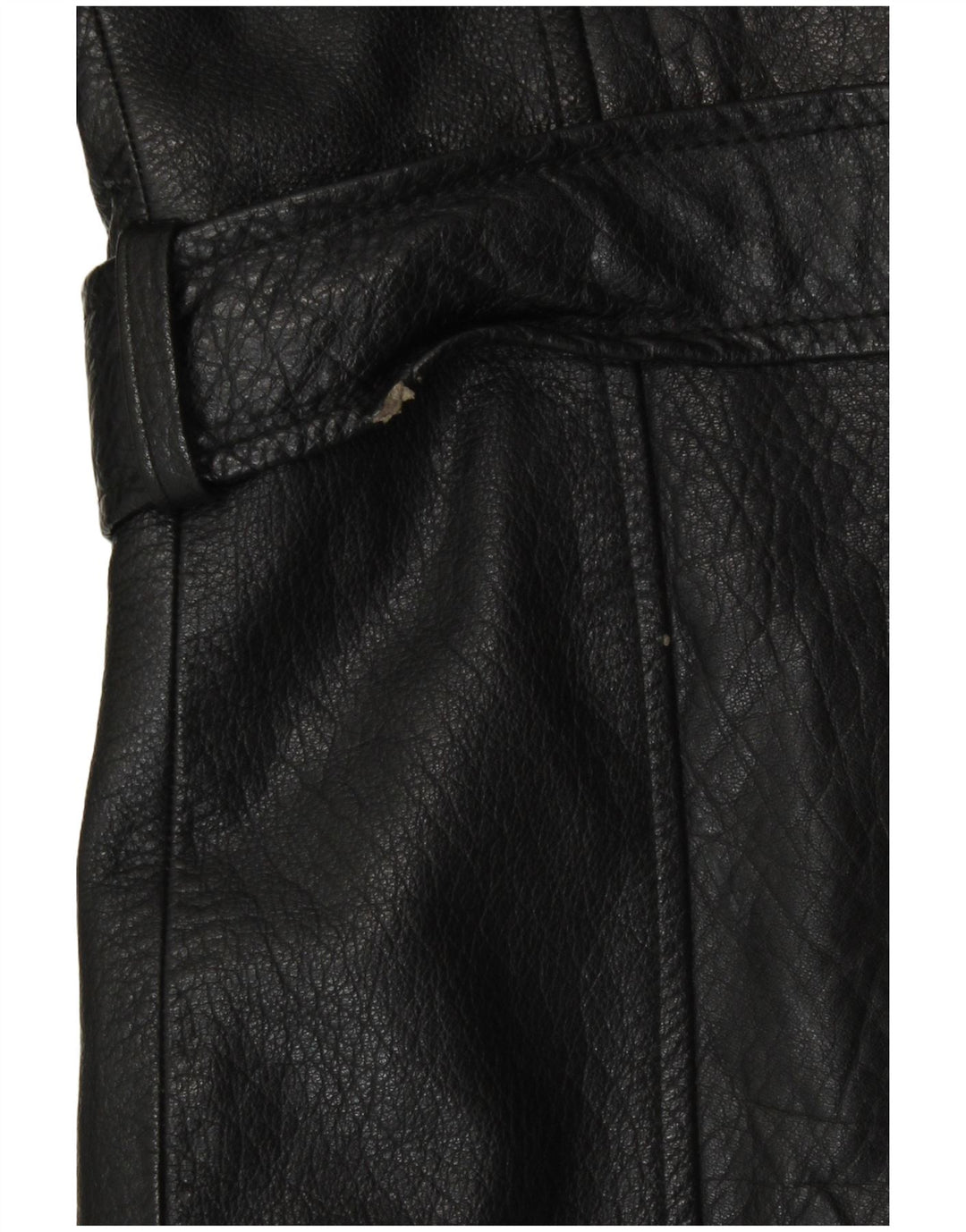 Carnaby Street Veste en cuir double boutonnage pour homme UK 38 Medium Noir