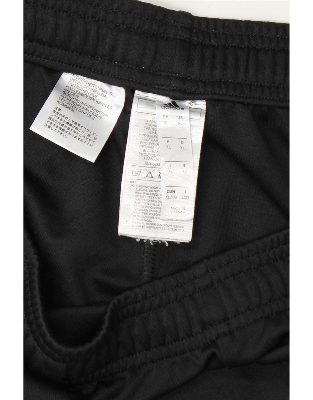 Adidas Pantalon de survêtement pour homme XL Noir Polyester