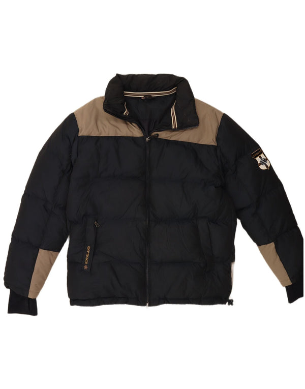 KINGSLAND Veste matelassée pour hommes UK 42 XL Bleu Marine Colorblock Polyester