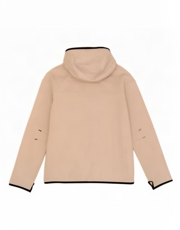 Nike Pull à capuche zippé pour femme UK 16 Grand coton blanc