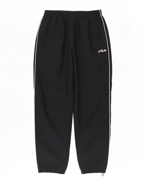 Fila Pantalon de Survêtement Graphique Joggers Homme Noir Moyen Polyester