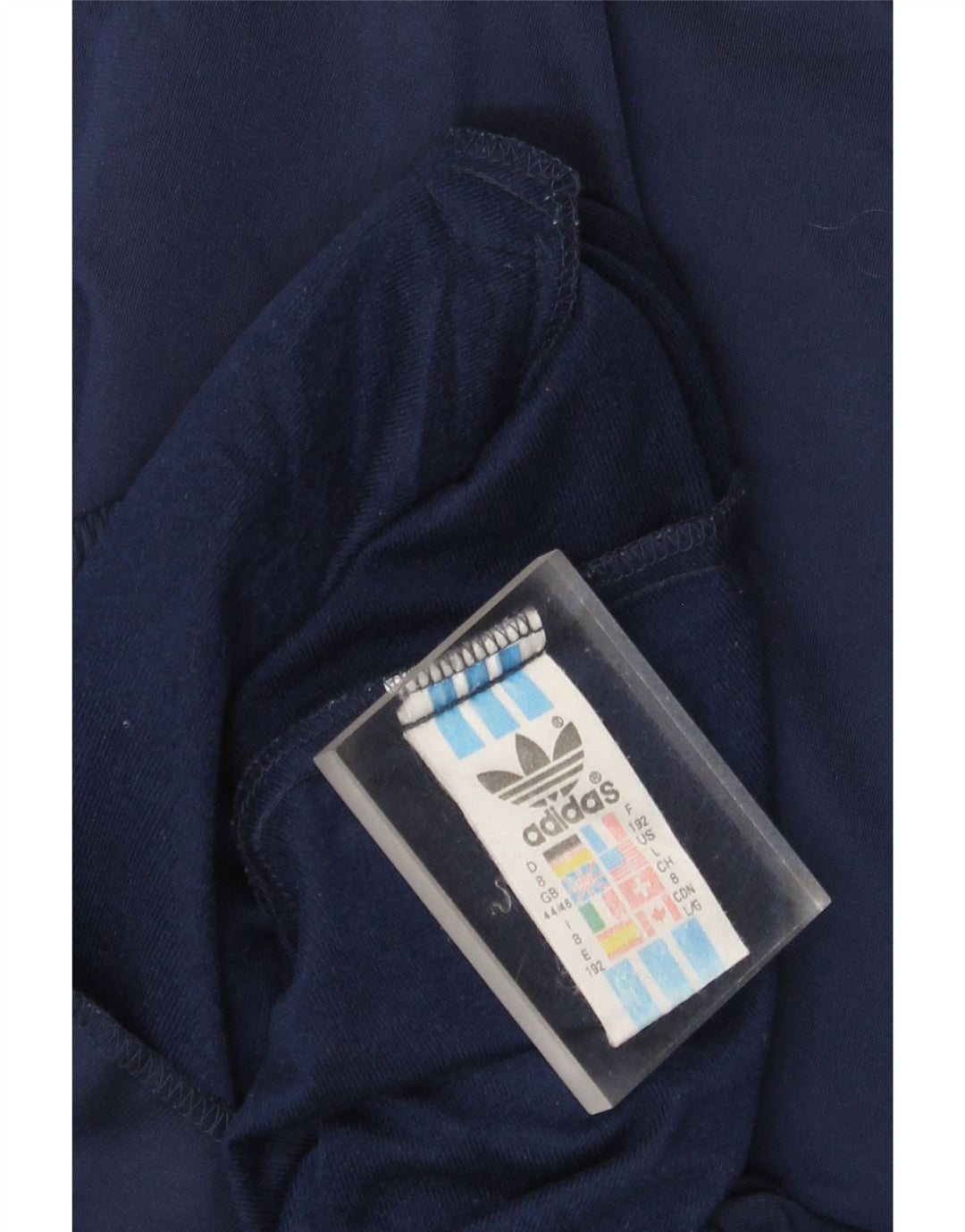 Adidas Veste de survêtement pour homme UK 44/46 Large Bleu marine Polyester