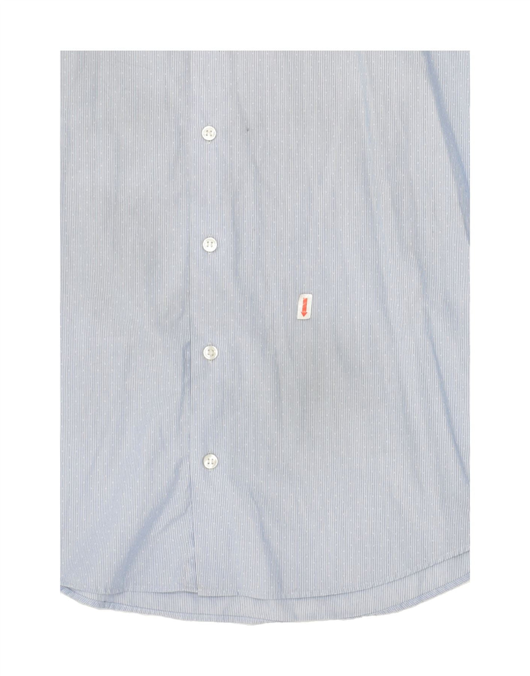 CALVIN KLEIN Mens Fitted Shirt Size 39 15 1/2 Medium Blue Spotted Cotton Vintage Calvin Klein and Second-Hand Calvin Klein from Messina Hembry 