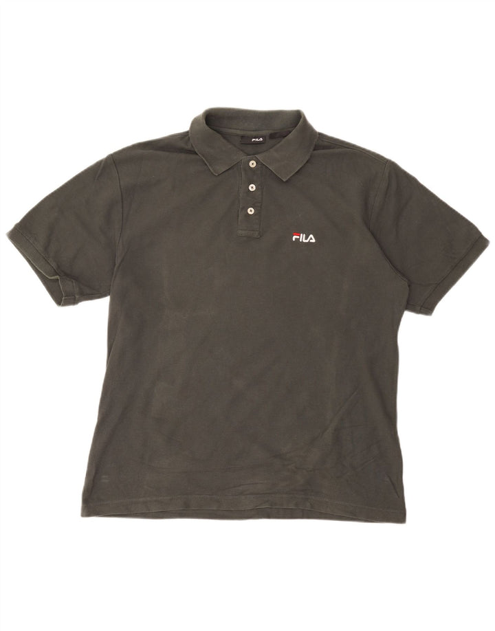 FILA Polo Homme Grand Gris Coton