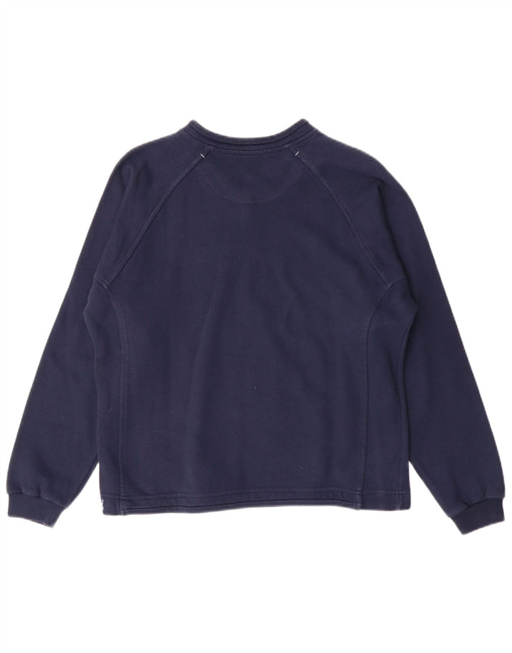 Champion Sweat-shirt surdimensionné pour femme UK 6 XS Bleu marine Coton