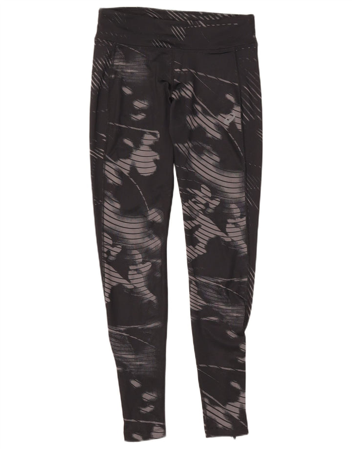Asics Leggings Femme UK 42 Medium Noir Camouflage Polyester