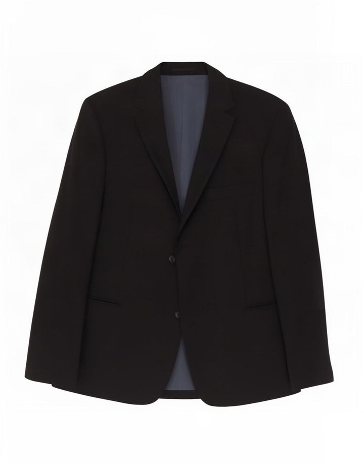 Hugo Boss Veste blazer à 2 boutons pour homme US 42 XL Laine grise