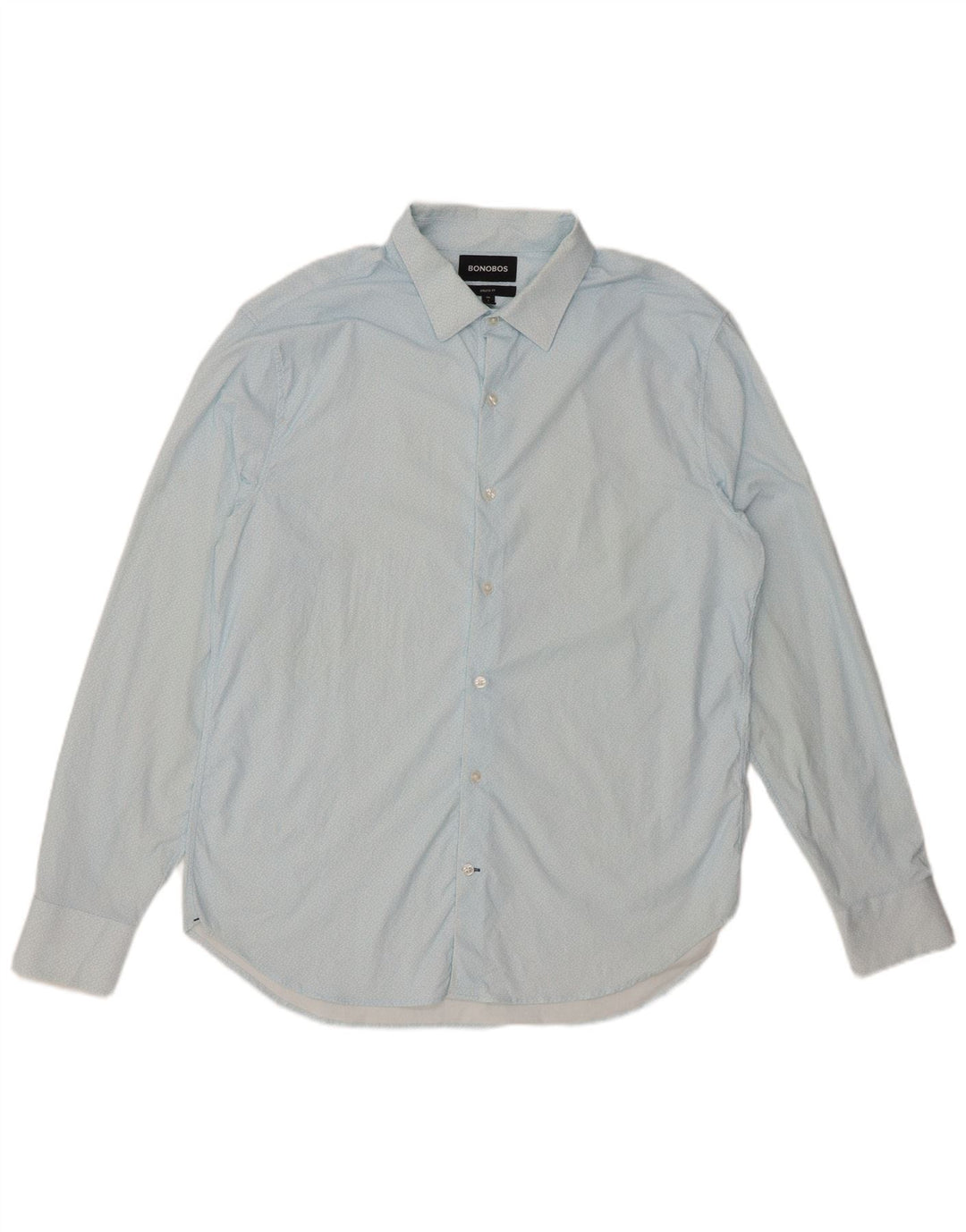 BONOBOS Chemise athlétique pour hommes en nylon à pois bleu grand