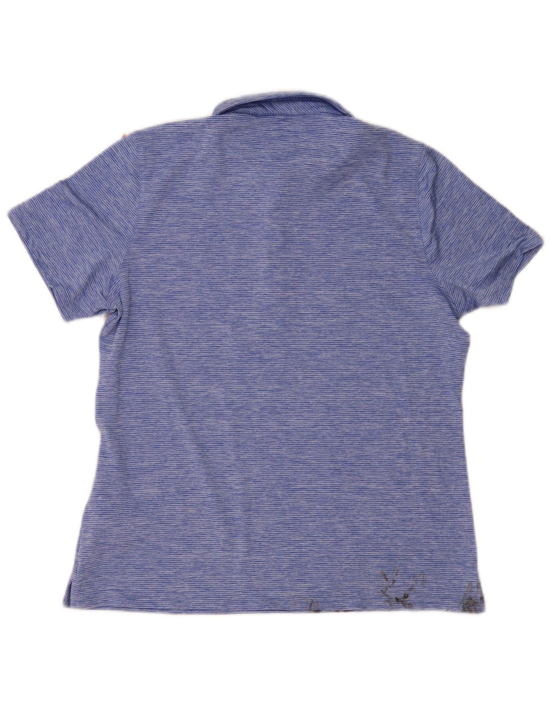 Vineyard Vines Polo Femme UK 44 Bleu Moyen Rayé Polyester