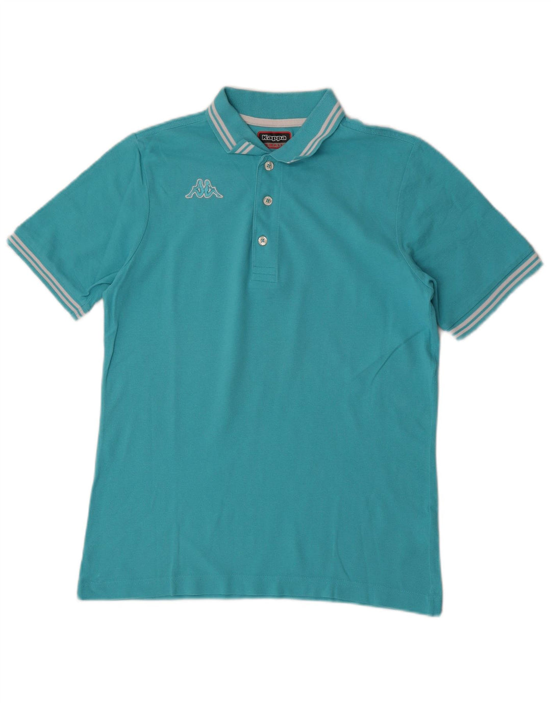Kappa Polo Homme Petit Bleu Coton