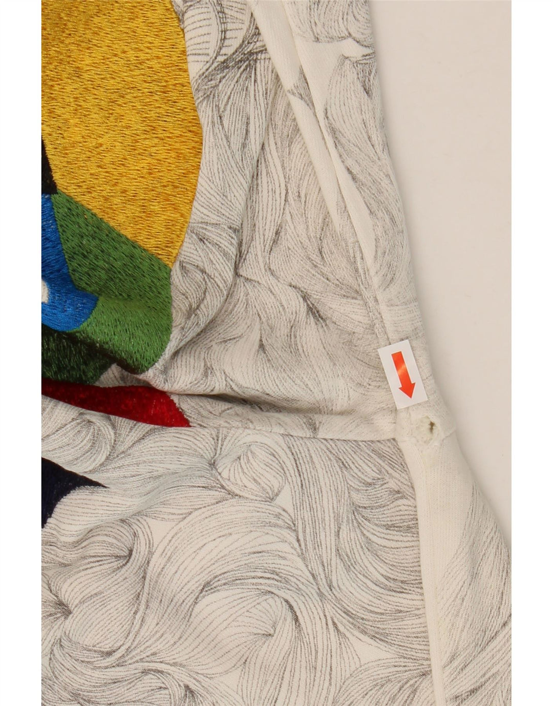 Zara Pull-over graphique pour hommes, grand, blanc