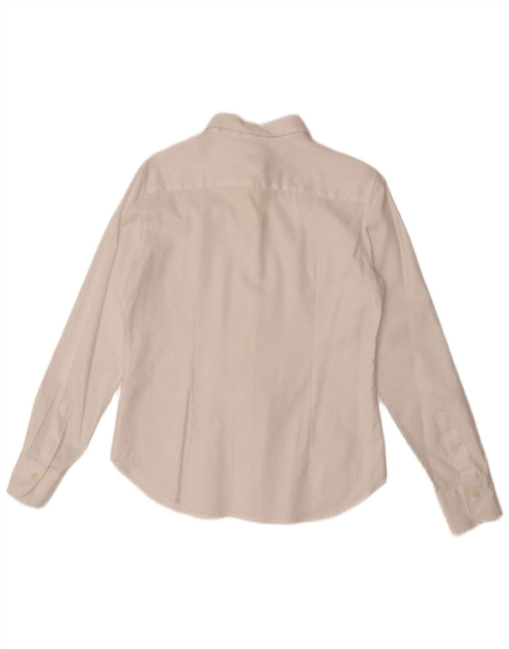 Superga Chemise Femme IT 46 Large Blanc Coton