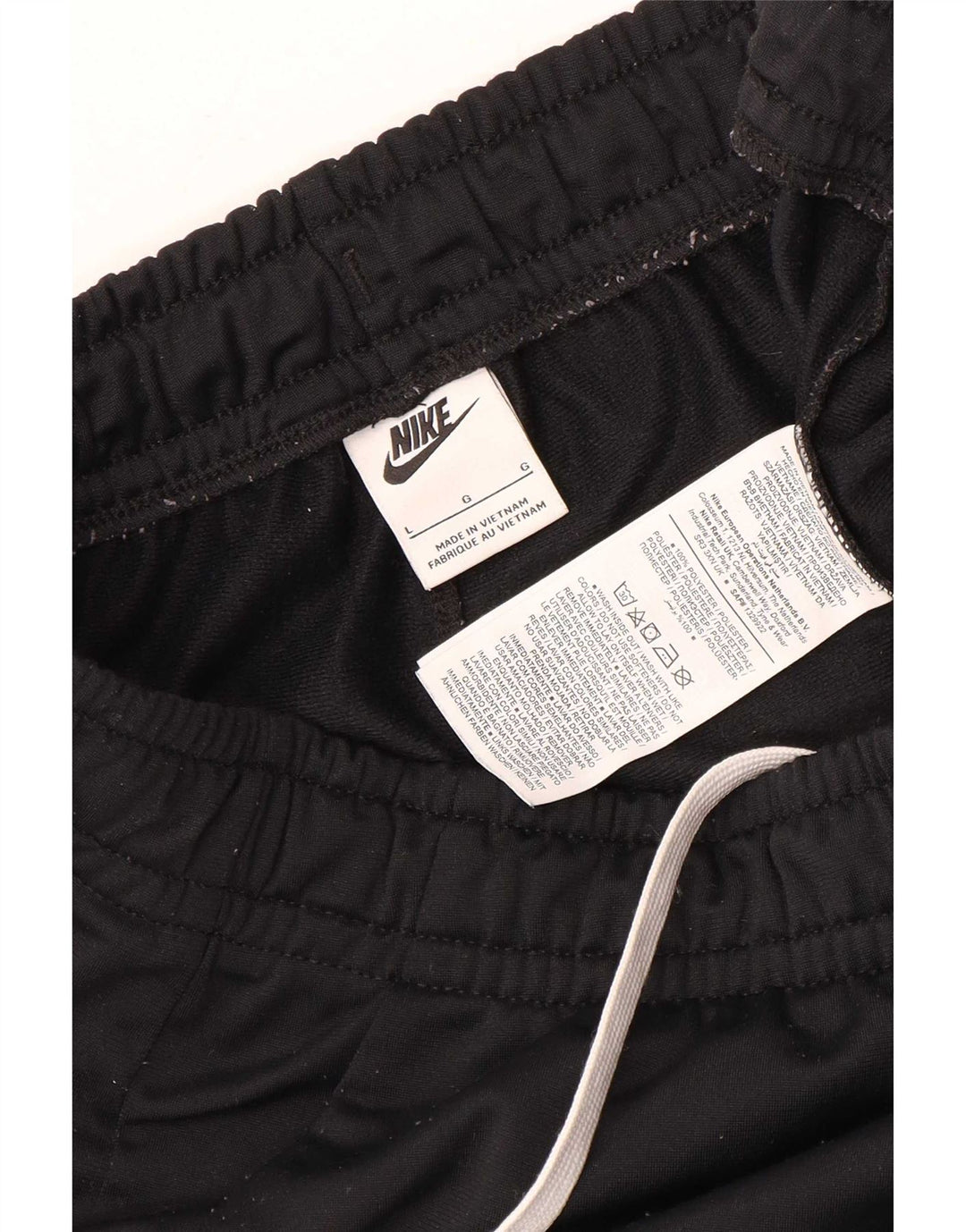 Nike Pantalon de survêtement pour homme Pantalon de jogging Large Noir Colorblock Polyester