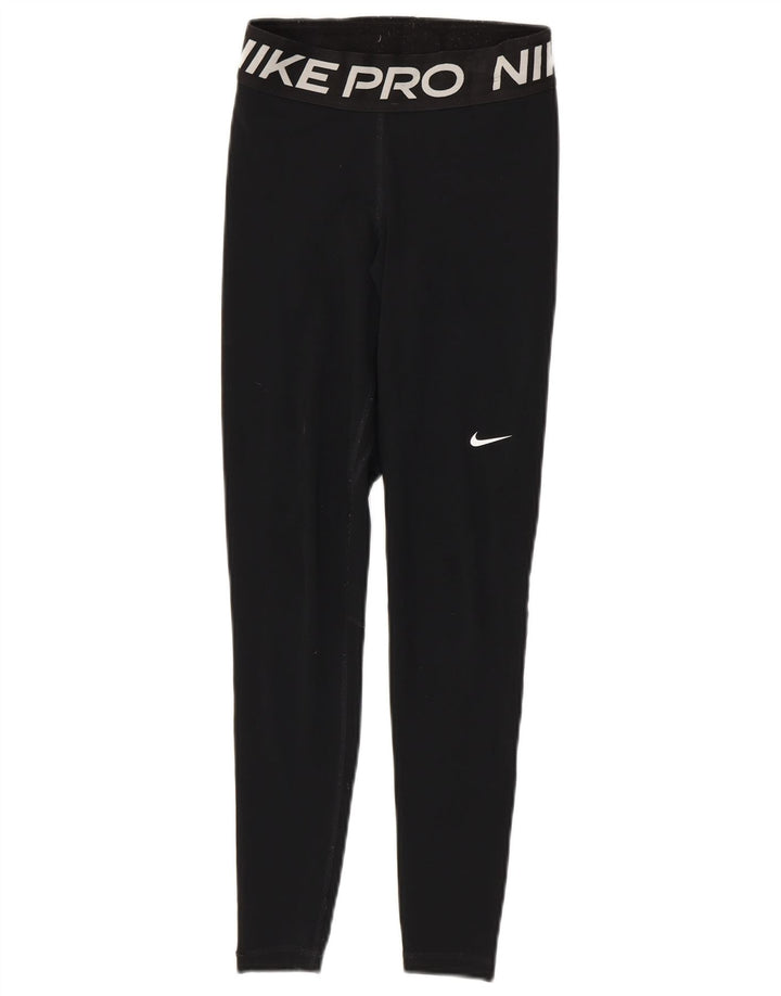 Legging Nike Dri Fit Graphic pour femme UK 4 XS Noir Polyester