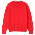 Gap Pull Col V Femme Grand Rouge Coton