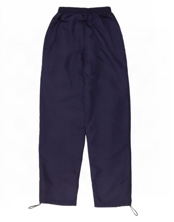 Zara Pantalon De Survêtement Femme UK 12 Coton Colorblock Noir Moyen