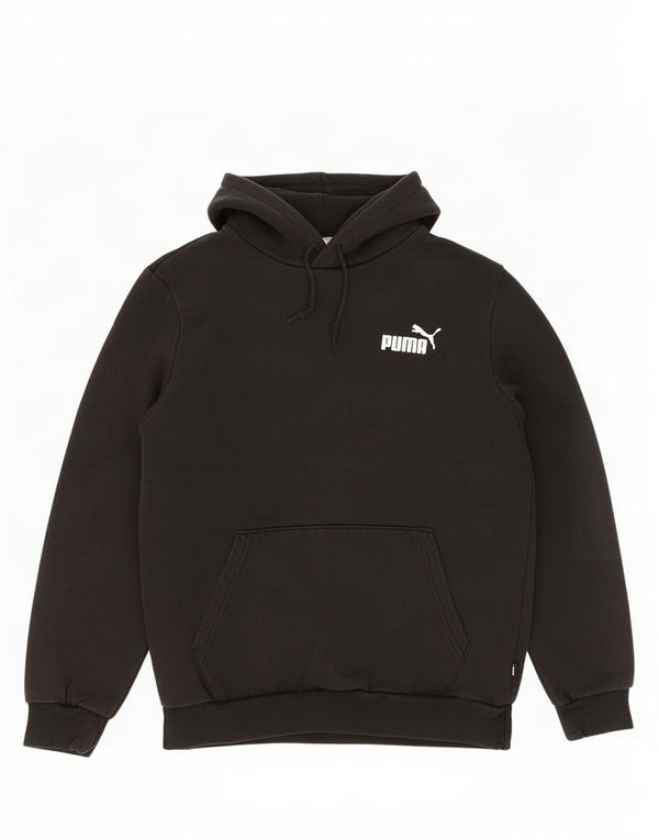 Puma Pull à capuche pour homme Petit Noir Coton