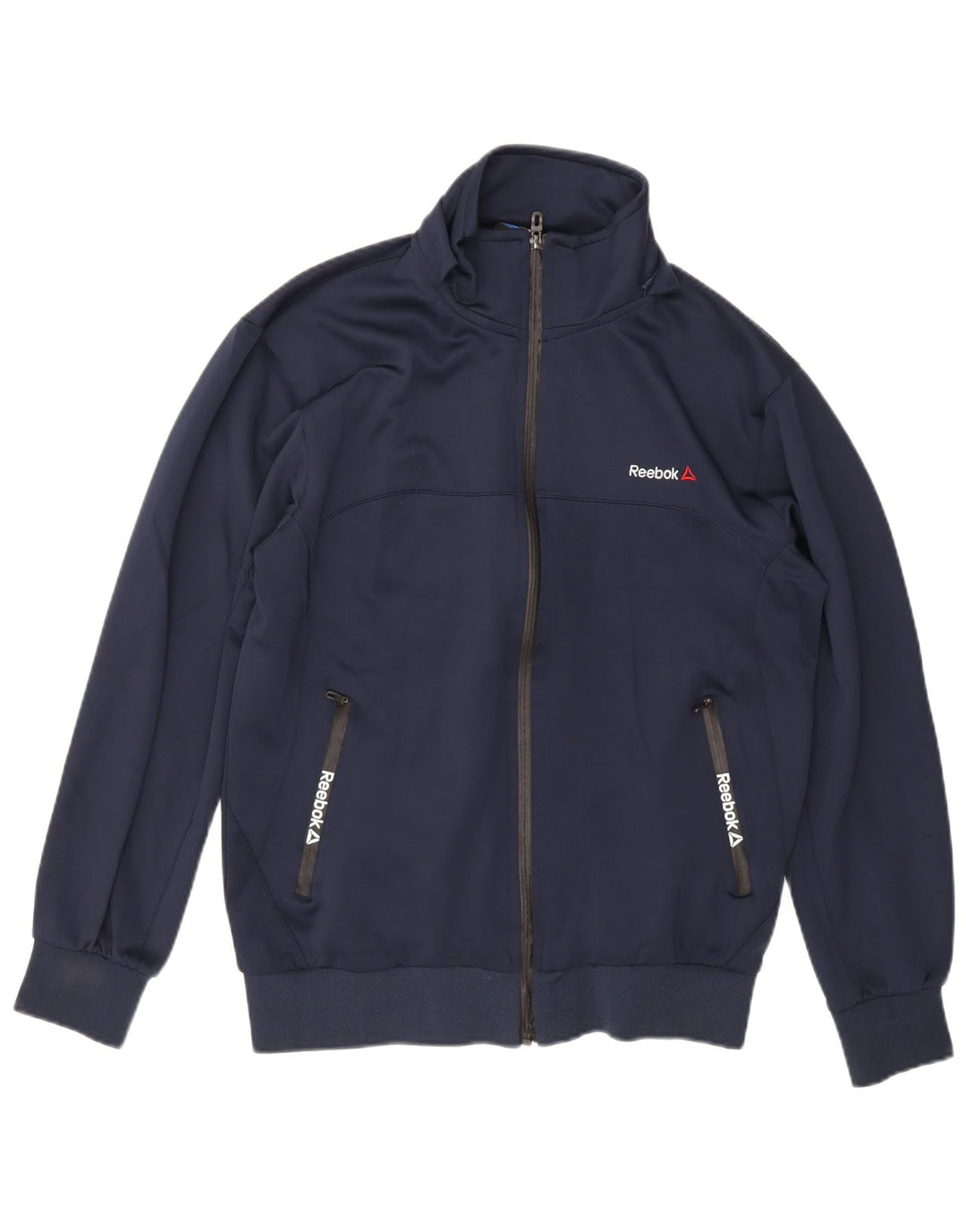 Reebok Veste de survêtement pour homme 2XL Bleu marine Polyester
