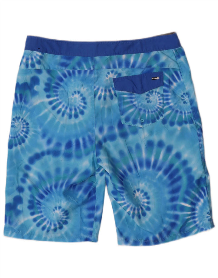 Hurley Short de Bain Garçon 15-16 Ans Bleu Tie Dye Polyester