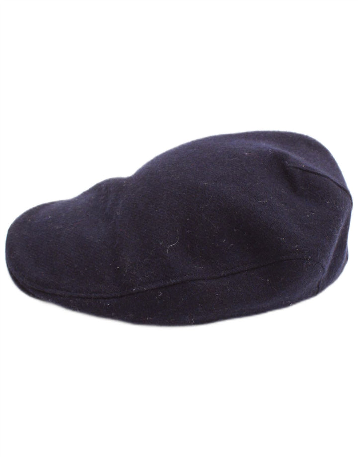 Hanna Hats Casquette Plate Homme Bleu Marine Moyenne Laine Nouvelle Classique